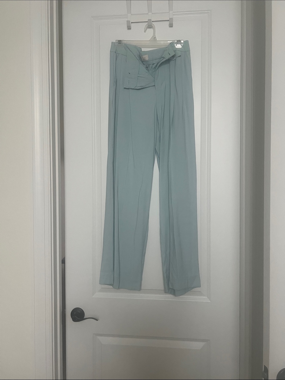 a new day Wide-Leg High-Rise Pants in Light Aqua